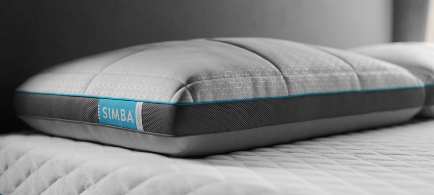 SIMBA Hybrid Pillow | Cooling Memory Foam Pillow with Nanocube Technology | Breathable Luxury Bed Pillow