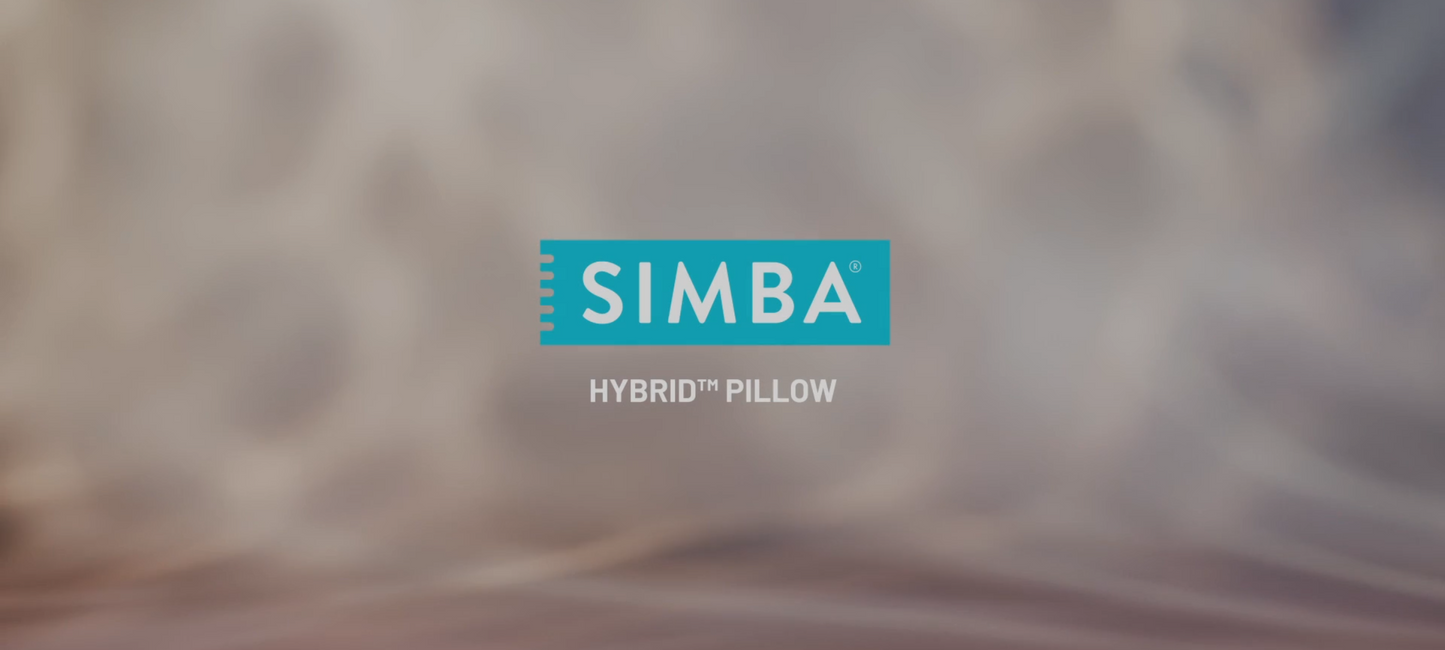 SIMBA Hybrid Pillow | Cooling Memory Foam Pillow with Nanocube Technology | Breathable Luxury Bed Pillow