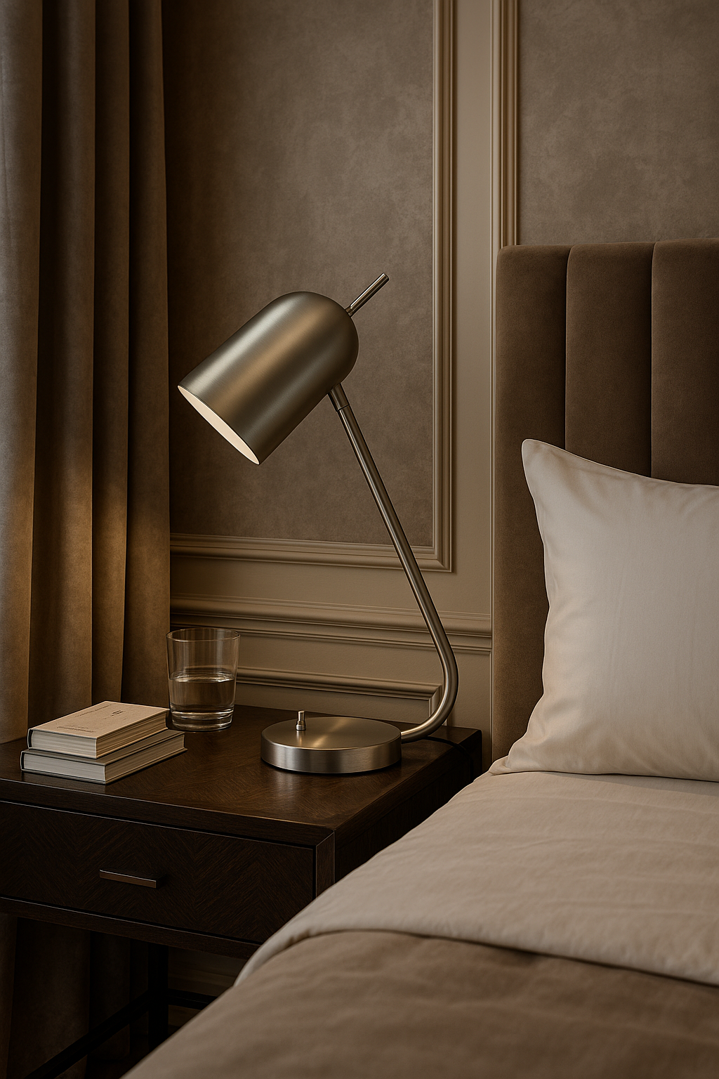 Westminster Desk Lamp Steel by Garden Trading – Adjustable Modern Minimalist Light