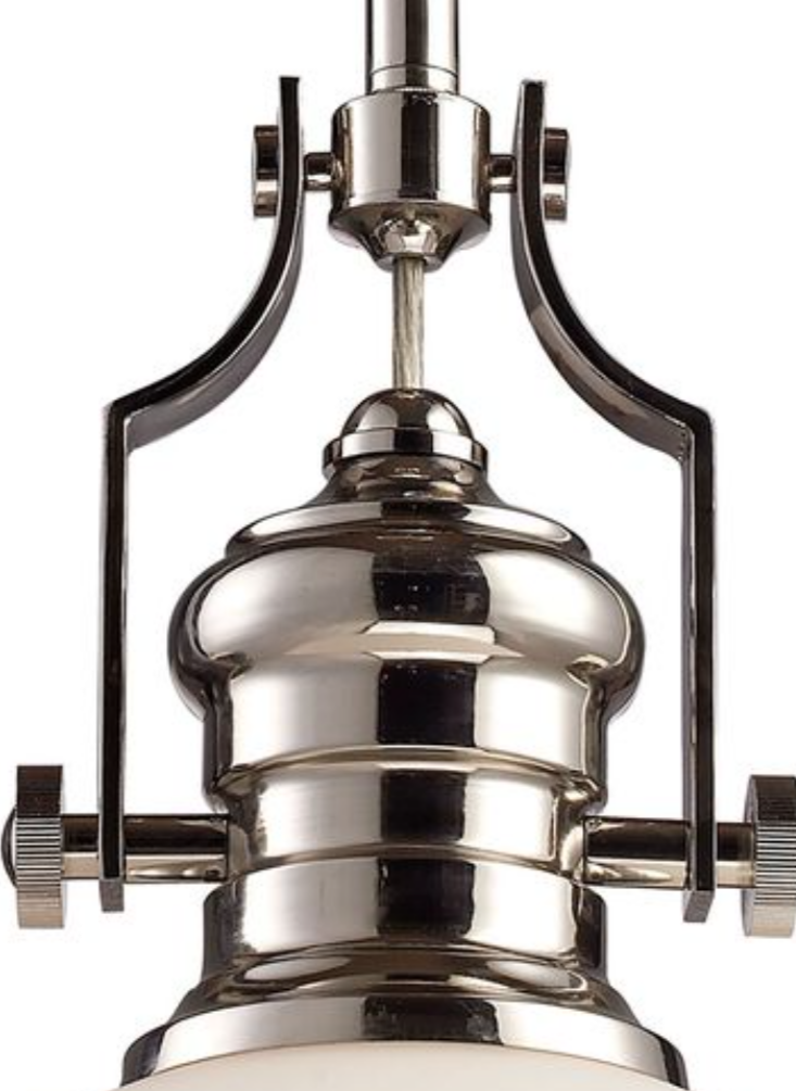 Chadwick 13" Polished Nickel Pendant Ceiling Light – ELK Lighting