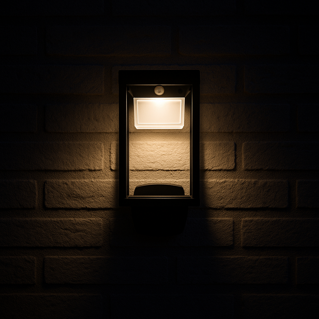 Garden Trading Skye Solar Wall Light – Black