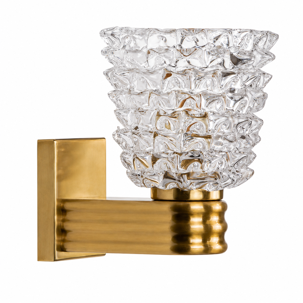 Bella Murano Wall Light – Luxury Italian Glass & Solid Brass Wall Light