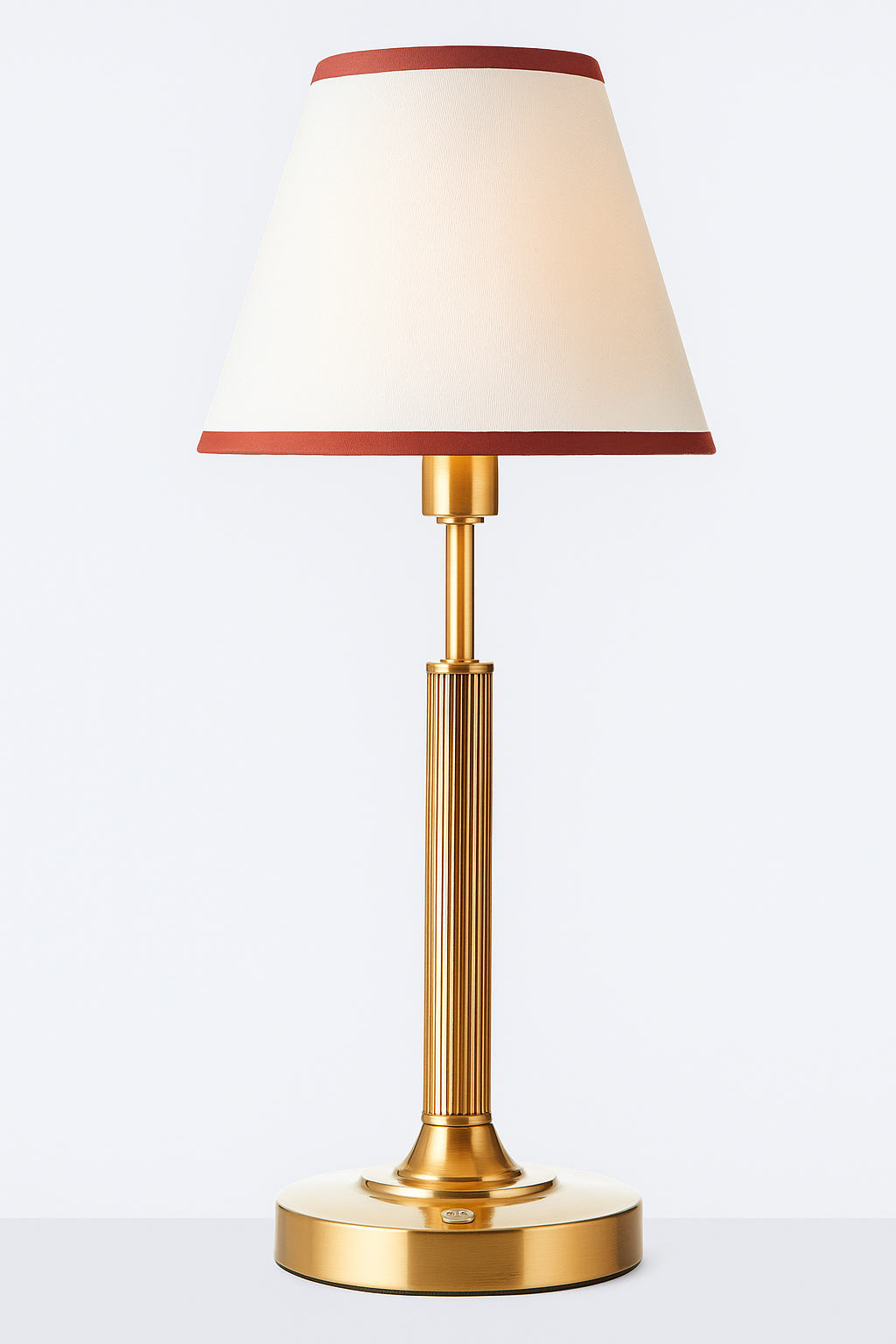 John Lewis Baily Large Rechargeable Brass Table Lamp – Cordless LED Touch Control