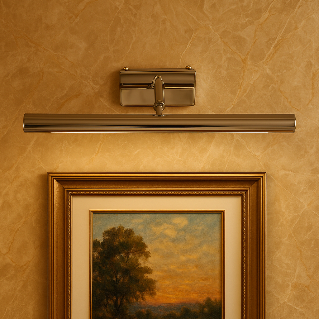 Picture Light – DAR Keele KEE6850 LED Wall Light Chrome