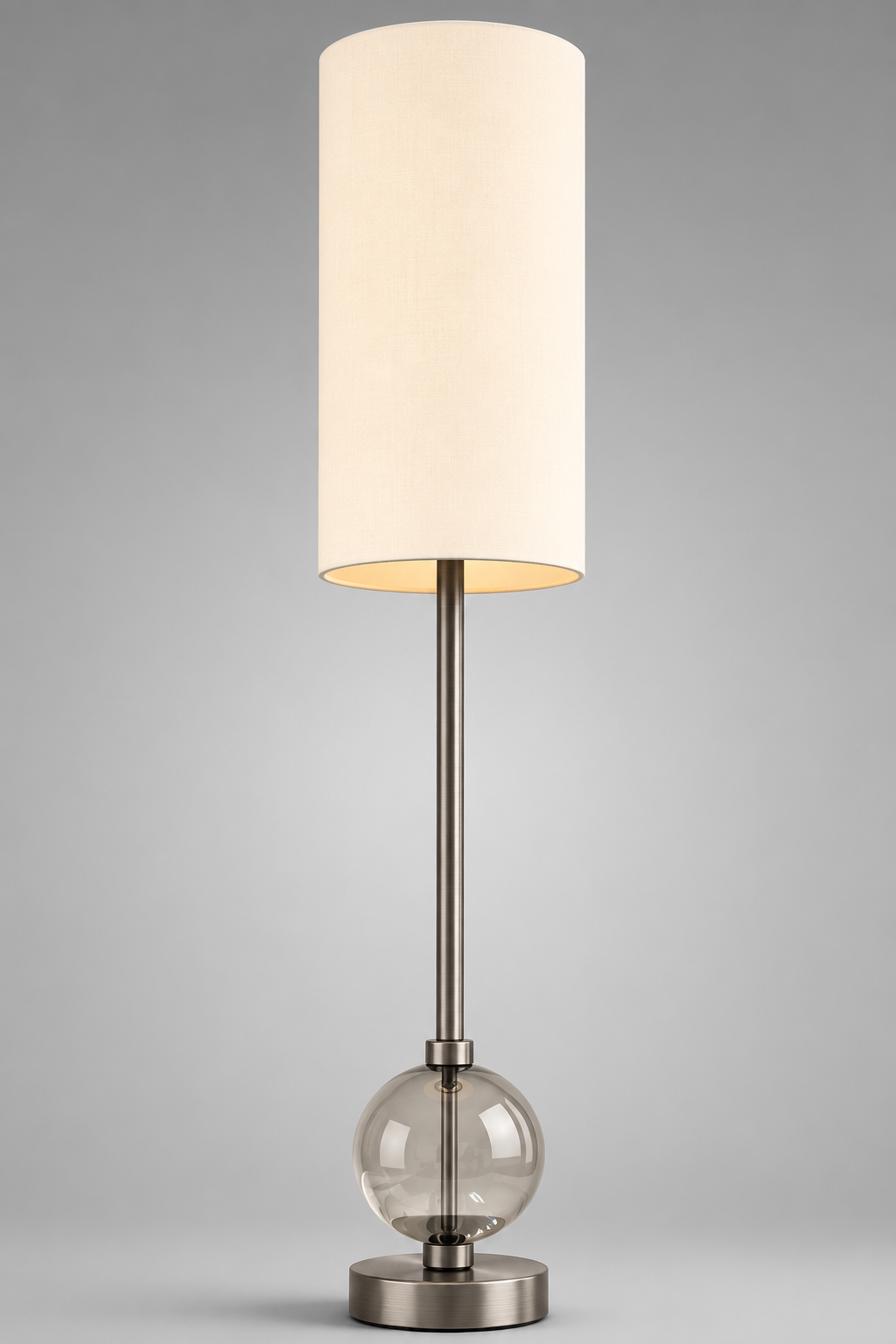RV Astley Jarama Table Lamp – Luxury Marble, Crystal & Gunmetal Designer Bedside Lamp