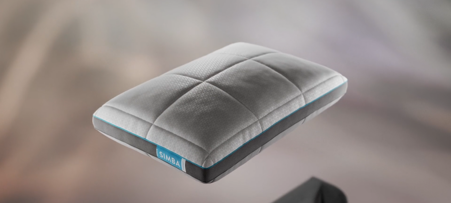 SIMBA Hybrid Pillow | Cooling Memory Foam Pillow with Nanocube Technology | Breathable Luxury Bed Pillow