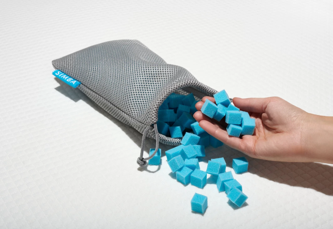 SIMBA Hybrid Pillow | Cooling Memory Foam Pillow with Nanocube Technology | Breathable Luxury Bed Pillow