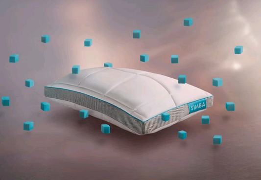 SIMBA Hybrid Pillow | Cooling Memory Foam Pillow with Nanocube Technology | Breathable Luxury Bed Pillow