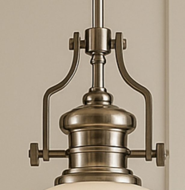 Chadwick 13" Polished Nickel Pendant Ceiling Light – ELK Lighting