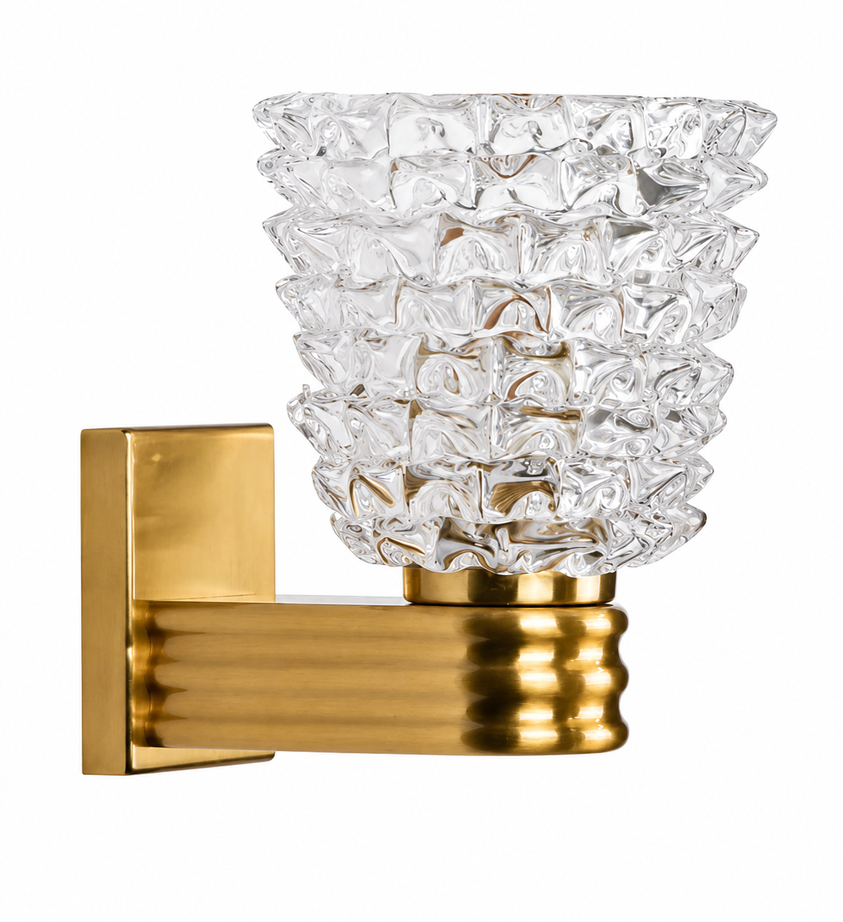 Bella Murano Wall Light – Luxury Italian Glass & Solid Brass Wall Light