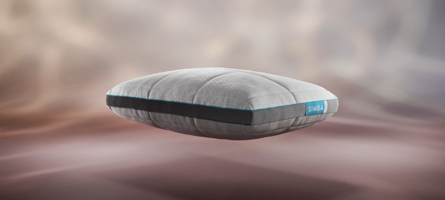SIMBA Hybrid Pillow | Cooling Memory Foam Pillow with Nanocube Technology | Breathable Luxury Bed Pillow