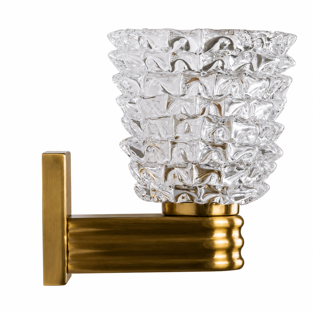 Bella Murano Wall Light – Luxury Italian Glass & Solid Brass Wall Light