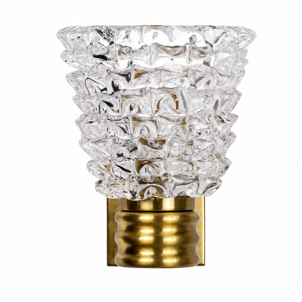 Bella Murano Wall Light – Luxury Italian Glass & Solid Brass Wall Light